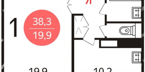 1-комн квартира Маршала Жукова пр-кт,  д. 47