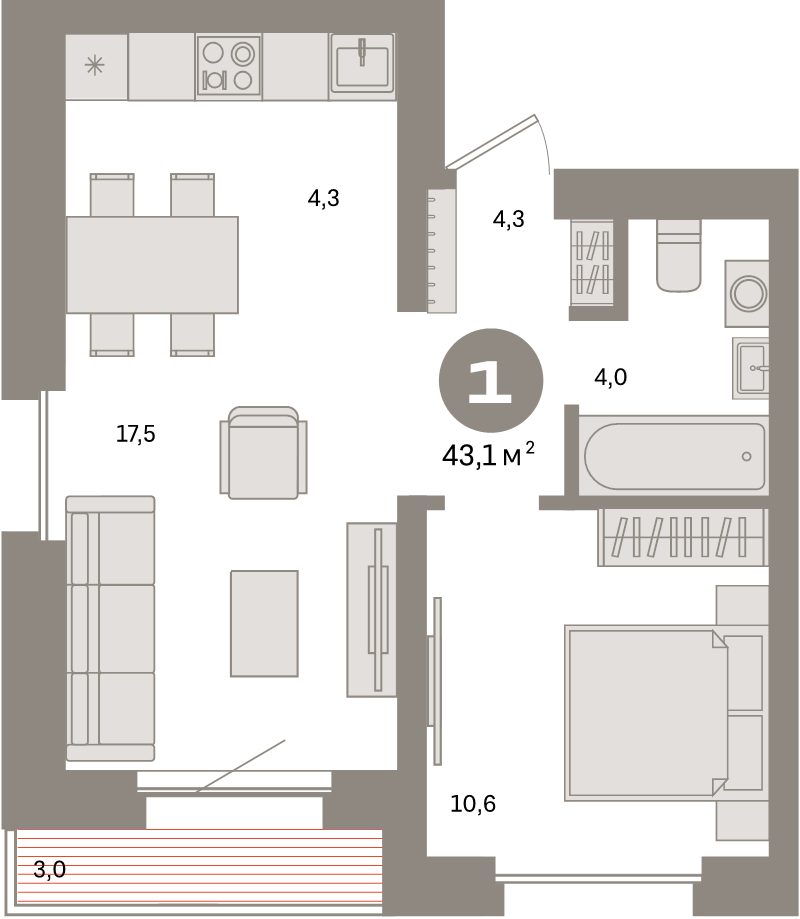 Продажа 1-комн квартиры в новостройке Москва г., Тагильская ул.,  к. 2