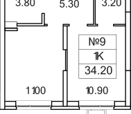 Продажа квартир в ЖК Сапроново д., Калиновая ул.,  к. 3