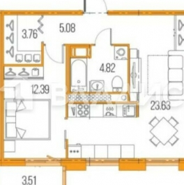 Продажа 2-комн квартиры на вторичном рынке проспект Героев,  д. 31