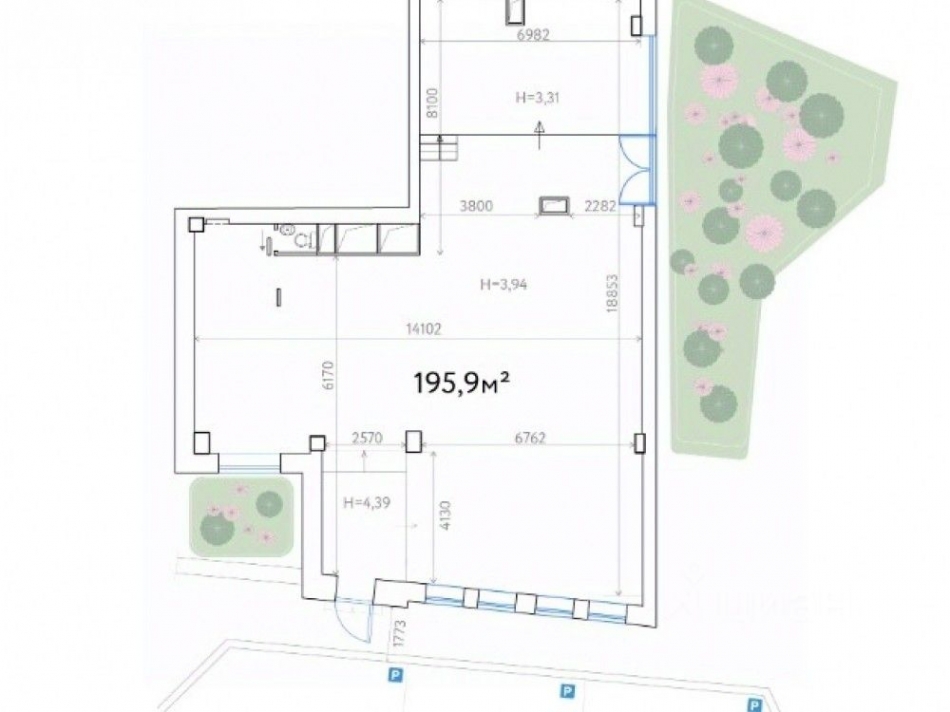 Продажа торгового помещения Еропкинский переулок,  д. 16