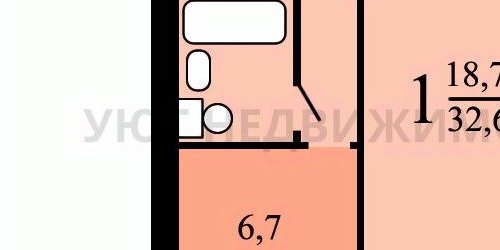 1-комн квартира Шипиловская улица, 36К2