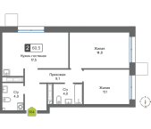 Продать Квартиры в новостройке Красногорск г., Черневская ул.   1