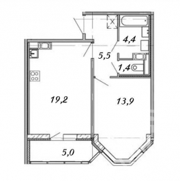 Продажа 1-комн квартиры на вторичном рынке Ветеранов просп.,  д. 173,  к. 7