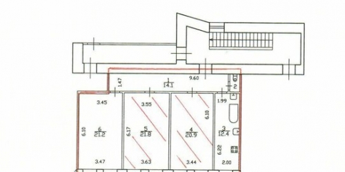 3-комн квартира Казачий Б. пер,  д. 11