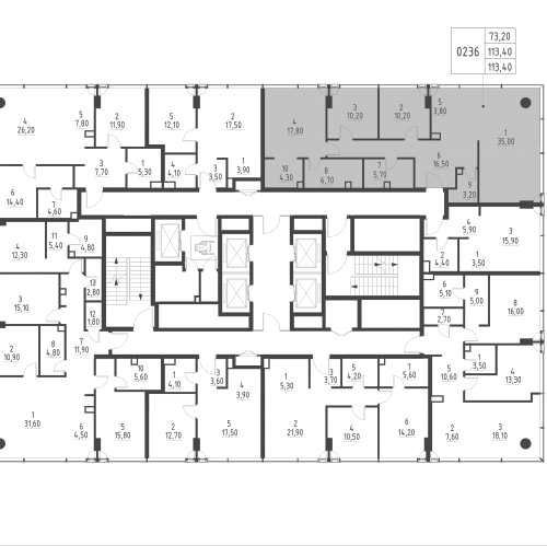 3-комн квартира пр-кт Ленинградский,  д. 8