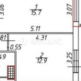 Продажа 1-комн квартиры на вторичном рынке Арцеуловская Аллея,  д. 23 к1