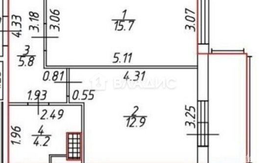 Продажа 1-комн квартиры на вторичном рынке Арцеуловская Аллея,  д. 23 к1