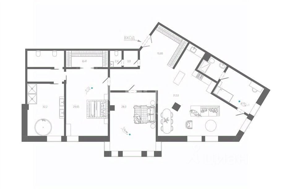 Продажа 4-комн квартиры на вторичном рынке улица Охотный Ряд, 2