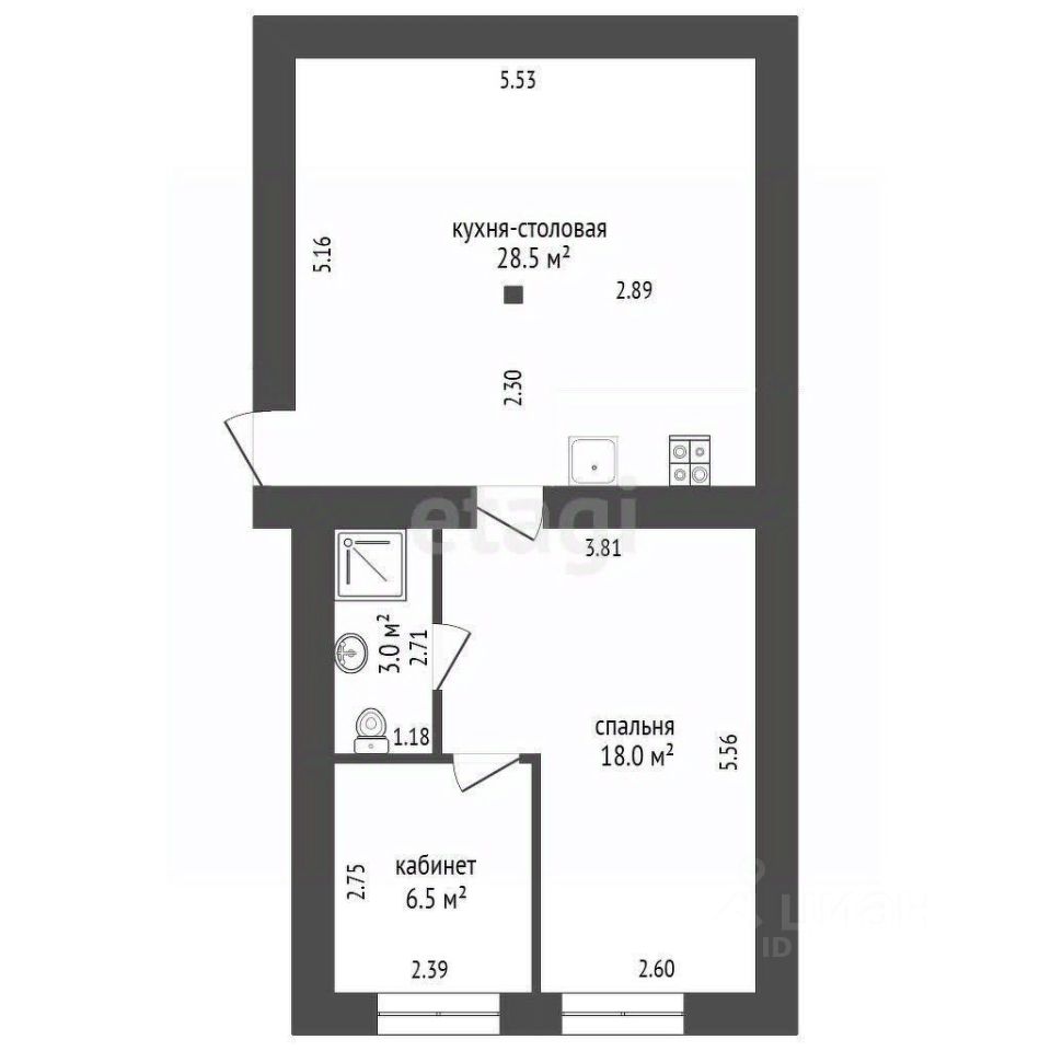 Продажа 2-комн квартиры на вторичном рынке улица Петровка, 24С2