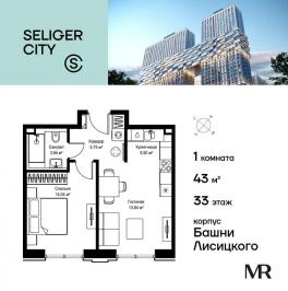 Продажа 1-комн квартиры в новостройке Дмитровское шоссе, вл. 87