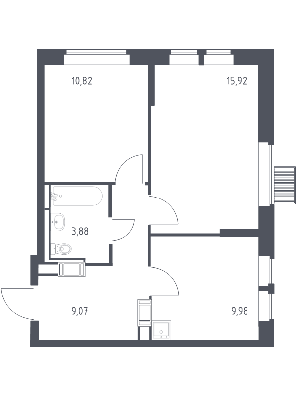 Продажа 2-комн квартиры в новостройке Путилково д., Путилковское ш.,  к. 28
