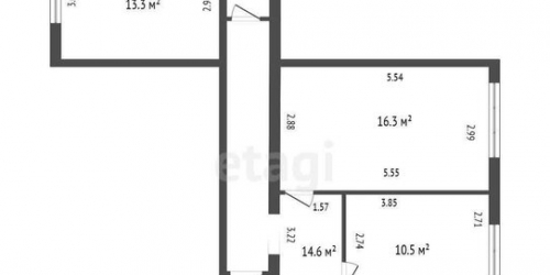 3-комн квартира улица Матроса Железняка,  д. 3