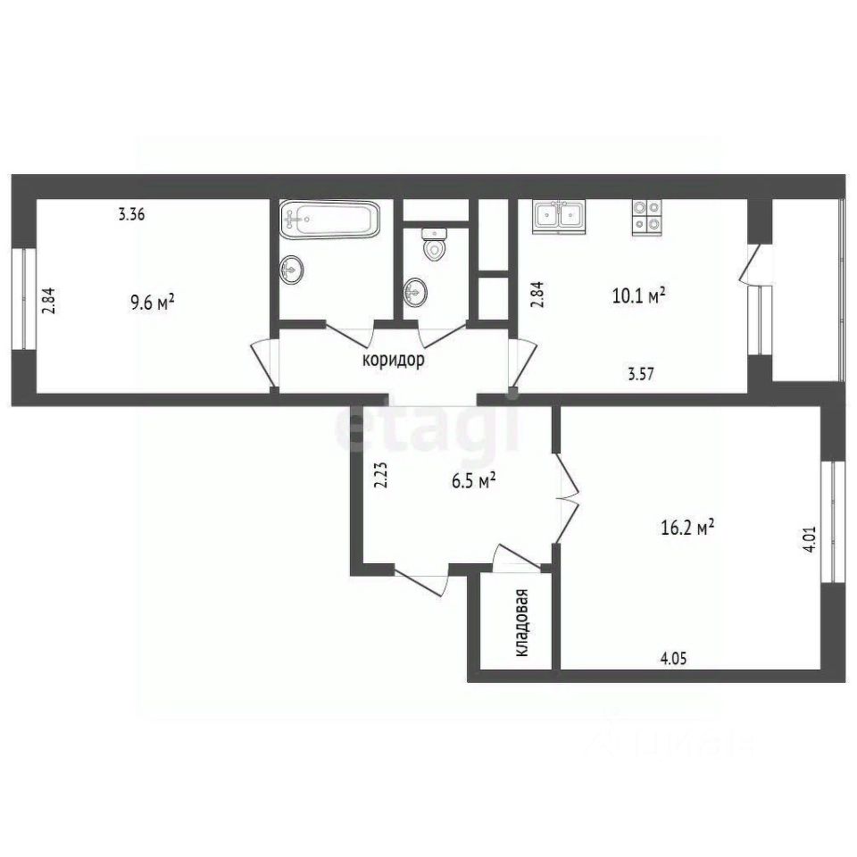 Продажа 2-комн квартиры на вторичном рынке Изюмская улица, 49к3