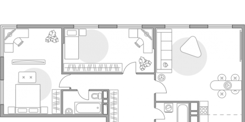 3-комн квартира Долгопрудный, Заводская улица, д.2