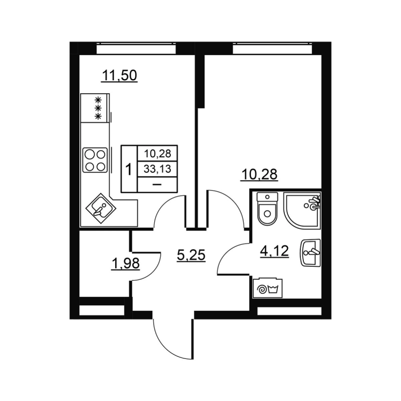 Продажа 1-комн квартиры в новостройке Новое Девяткино д., Главная ул.,  к. 3