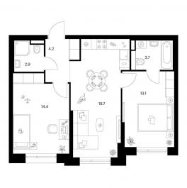 Продажа 2-комн квартиры в новостройке Середневский лес, корп. 2.1.3 Продажа 2-комн квартиры в новостройке Середневский лес, корп. 2.1.3