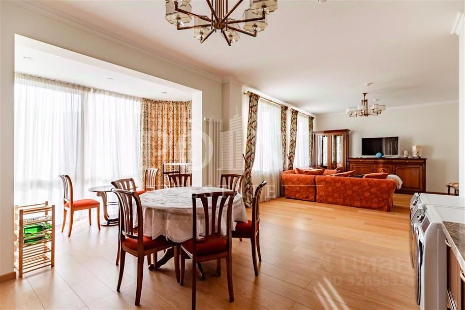 Аренда 3-комн квартиры на вторичном рынке Мосфильмовская улица, 88к4