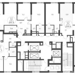 Продажа 3-комн квартиры в новостройке Крылатская ул,  д. 33 к2