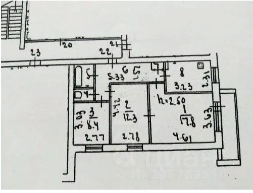 Продажа 3-комн квартиры на вторичном рынке Электроугли, улица Советская, 9