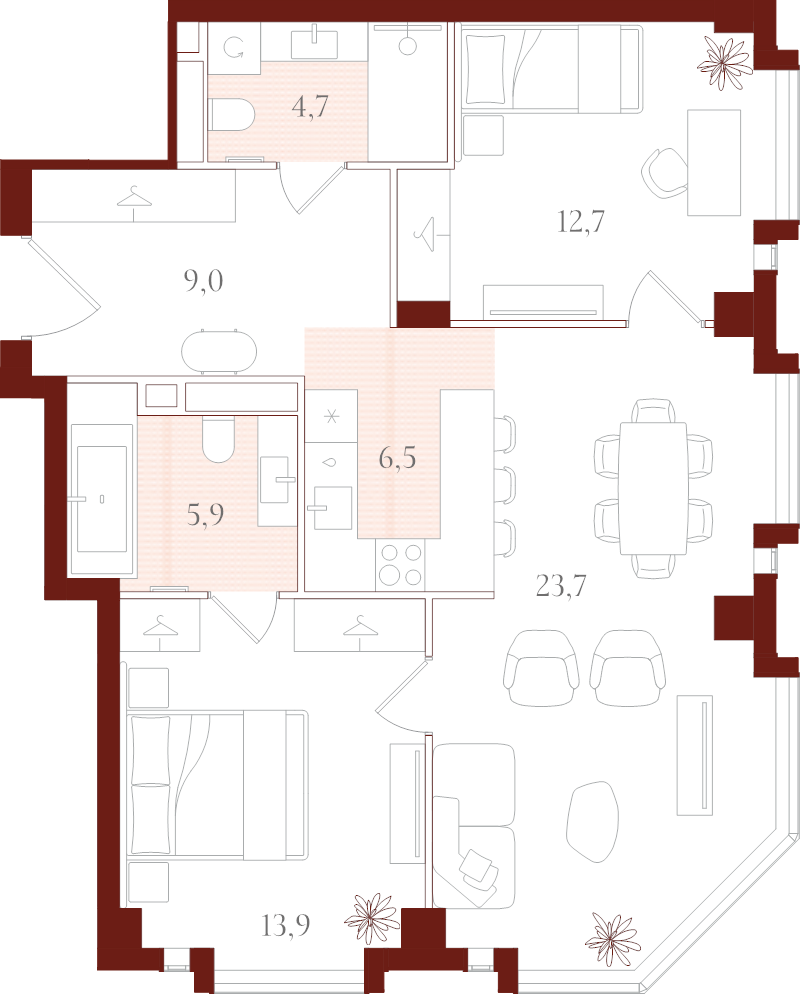 Продажа 2-комн квартиры в новостройке Москва г., Большая Тульская ул.,  к. А
