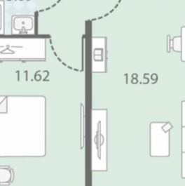 Продажа 1-комн квартиры на вторичном рынке улица Морской Пехоты,  д. 22 к2 с1