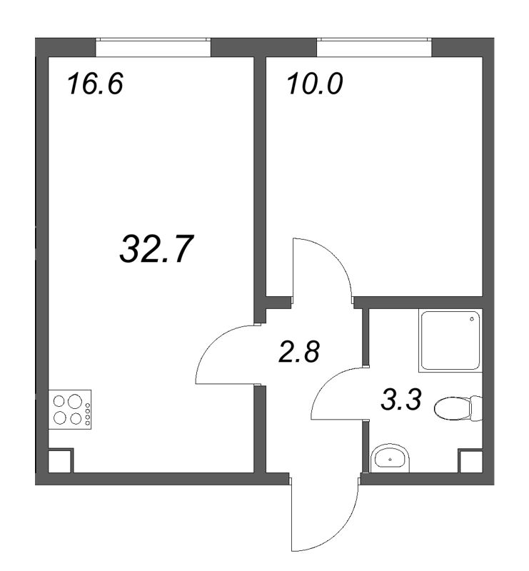 Продажа 1-комн квартиры в новостройке Ковалево п., Поперечная ул.,  к. 3