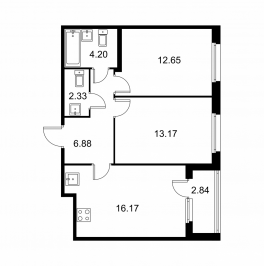 Продажа 2-комн квартиры в новостройке Колпино, Загородная