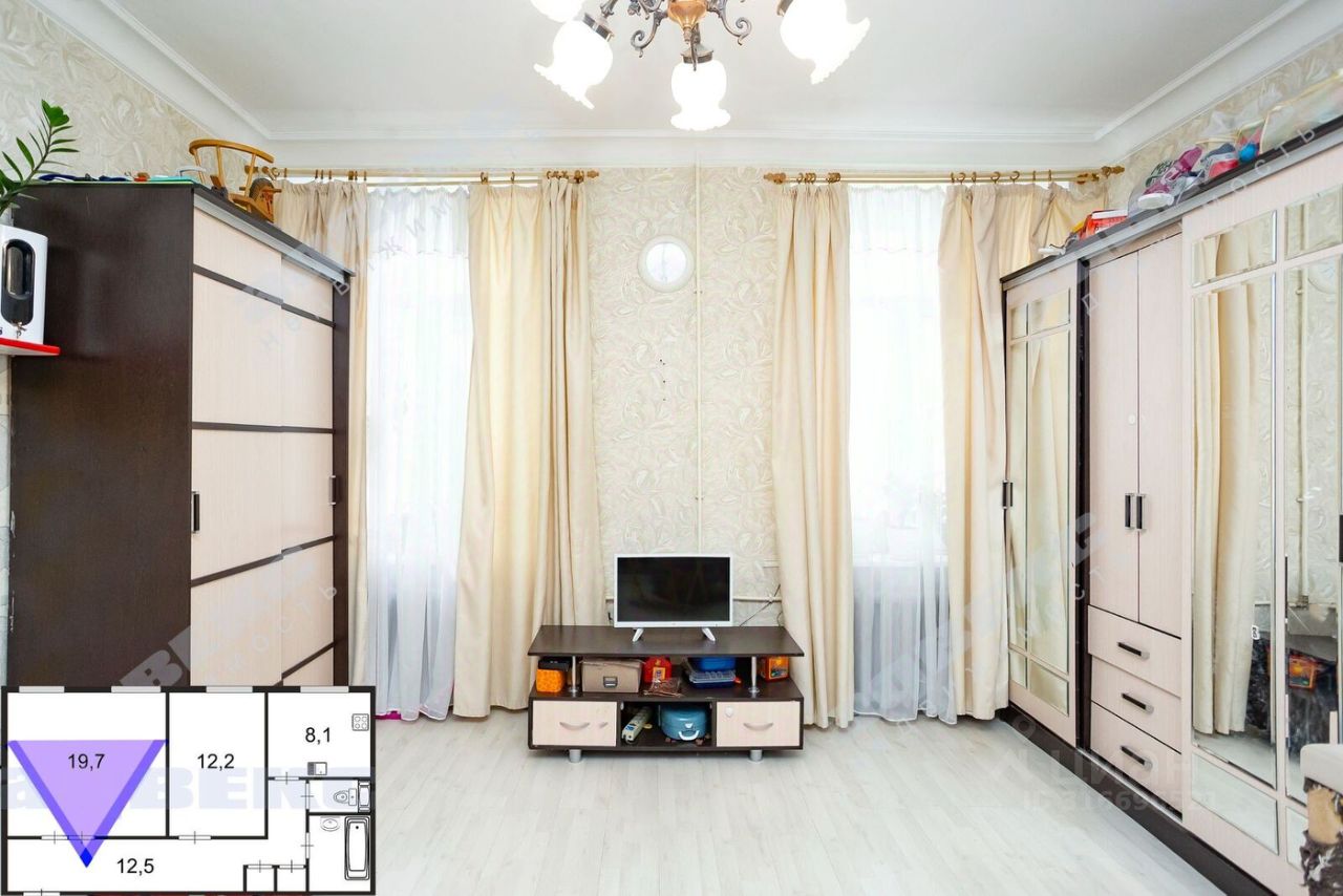 Продажа 2-комн квартиры на вторичном рынке улица Бабушкина, 81к2