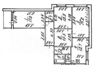 3-комн квартира улица Тамбасова, 31к2