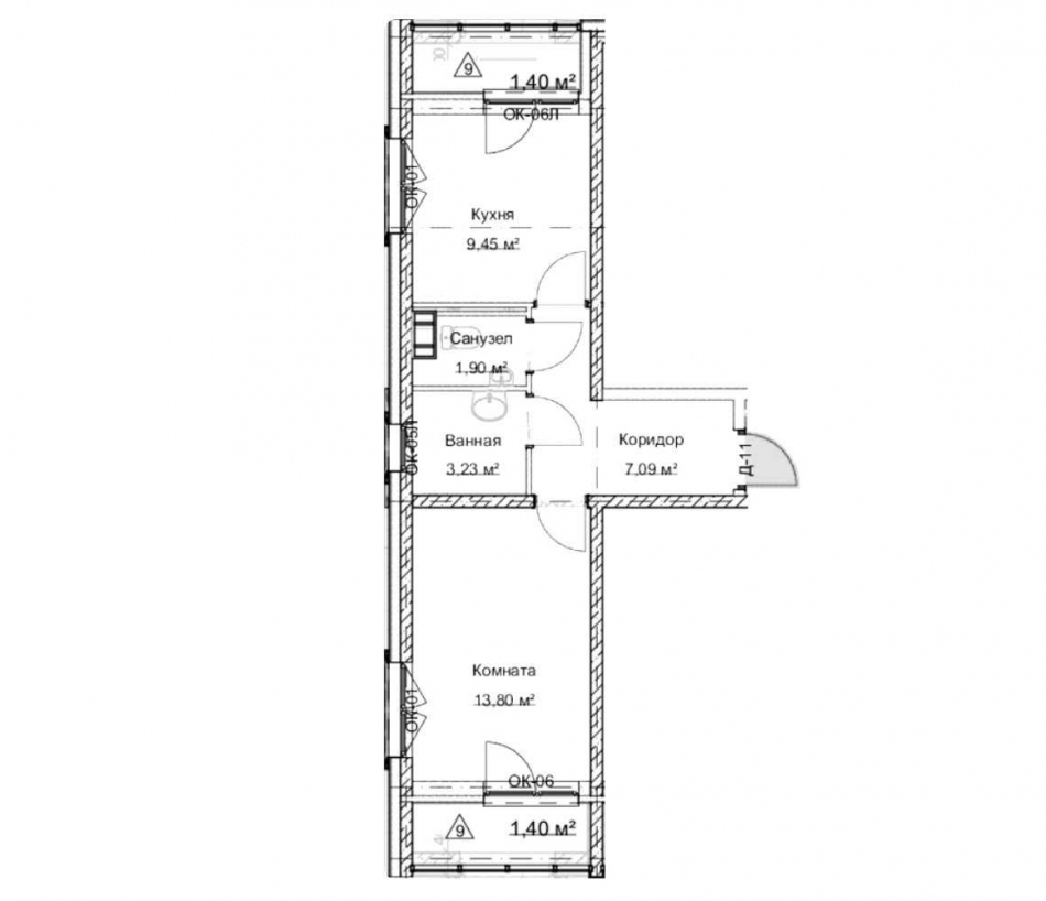 Продажа 1-комн квартиры на вторичном рынке Большой Смоленский просп.,  д. 30