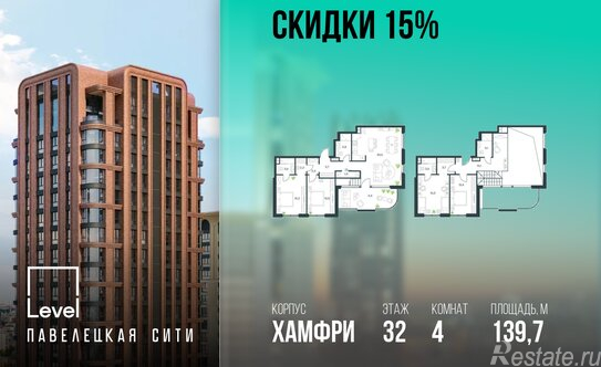 Продажа 4-комн квартиры на вторичном рынке Дубининская улица,  д. 59Б