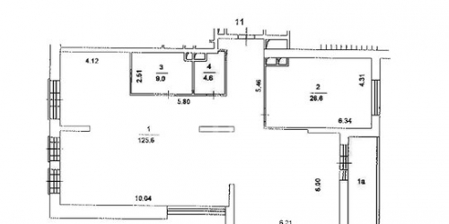 4-комн квартира Казарменный пер,  д. 3