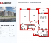 Продать Квартиры в новостройке Октябрьская набережная   