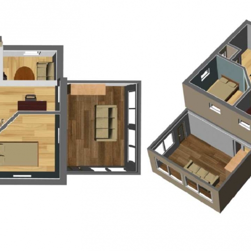 Коттедж/дом Пеники дер., Центральная ул. ,  д. 2
