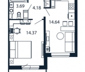 Продать Квартиры вторичка Мурино г, Ручьевский пр-кт  20 с1 