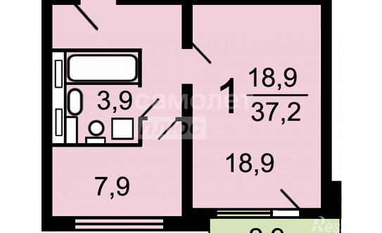 Продажа 1-комн квартиры на вторичном рынке Марьинский бульвар