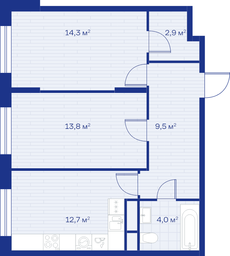 Продажа 2-комн квартиры в новостройке Аристово п., Весенняя ул.,  к. 1