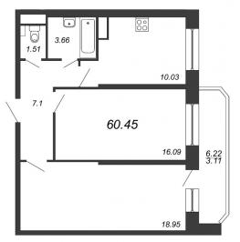 Продажа 2-комн квартиры в новостройке Санкт-Петербург г., Славянская ул.,  к. 24