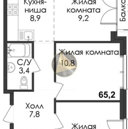 Продажа 1-комн квартиры на вторичном рынке проспект Медиков,  д. 10 к6