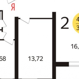 Аренда 2-комн квартиры на вторичном рынке Неманский проезд,  д. 11