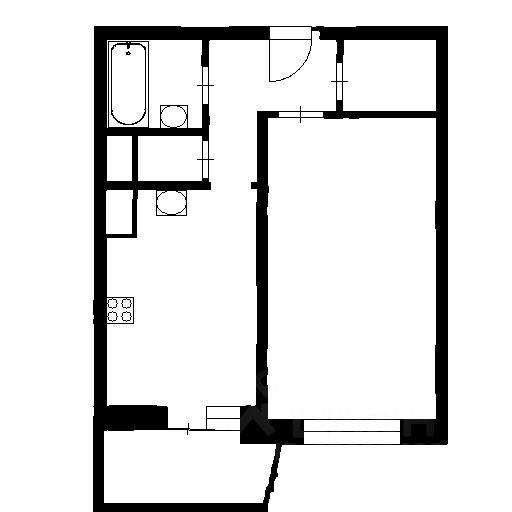 Аренда 1-комн квартиры на вторичном рынке Ленинский проспект, 78к1