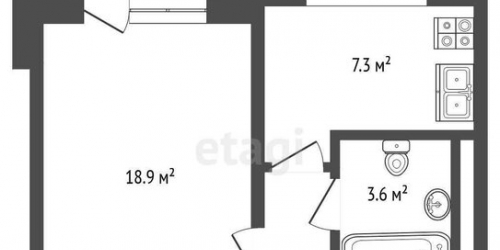 1-комн квартира ул Белореченская,  д. 34,  к. 1