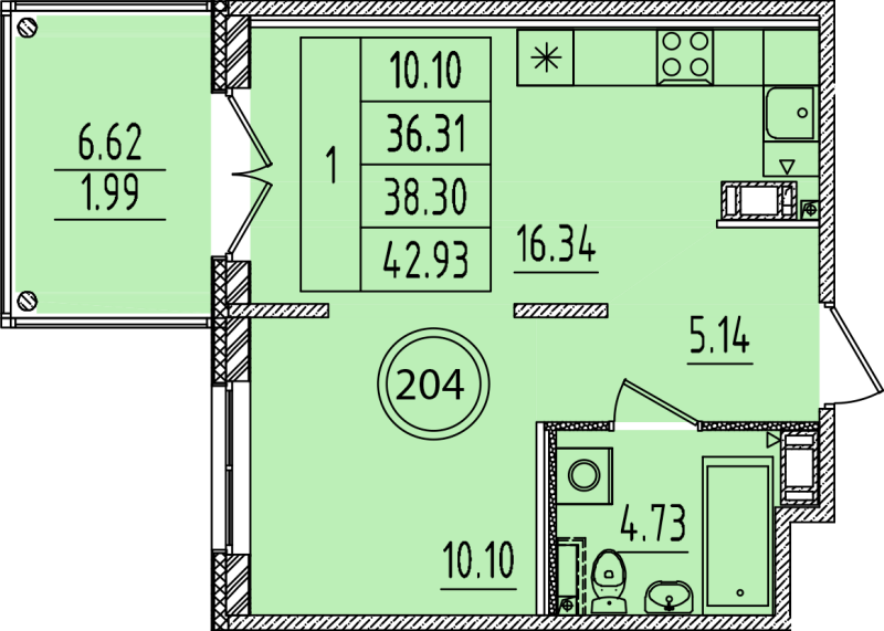 Продажа 1-комн квартиры в новостройке Шушары п., Кокколевская ул.,  к. 3