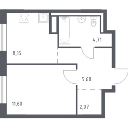 Продажа 1-комн квартиры в новостройке Лаголово д., Гатчинское ш., к. 1 Продажа 1-комн квартиры в новостройке Лаголово д., Гатчинское ш., к. 1
