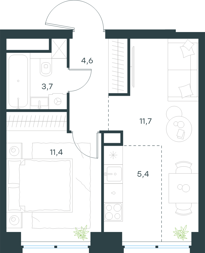 Продажа 2-комн квартиры в новостройке Москва г., 3-й Силикатный проезд,  к. 2