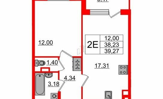 Продажа 1-комн квартиры на вторичном рынке ул Георгия Гречко,  д. 3
