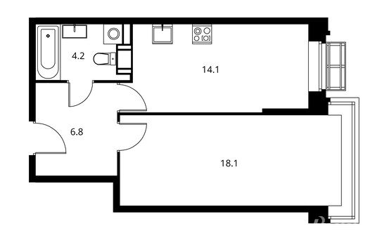 Продажа 1-комн квартиры на вторичном рынке Щёлково, ул Центральная,  д. 65