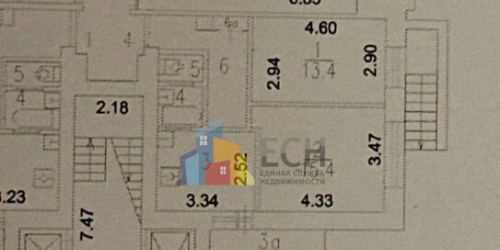 2-комн квартира Ельнинская улица,  д. 5