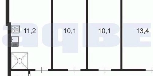 4-комн квартира Мончегорская улица, 10